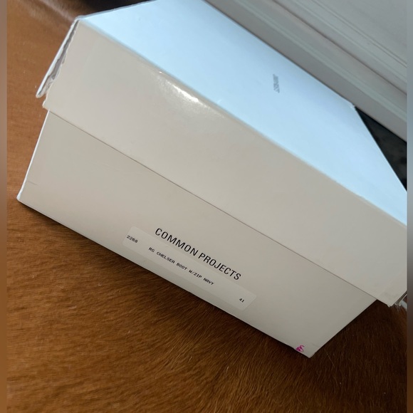 Common Projects X Robert Geller Chelsea Boot w/Zipper Navy Men Eu 41(US8) - Picture 12 of 13